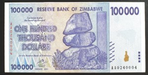 100 000 Dollars - Zimbabwe 2008 r.