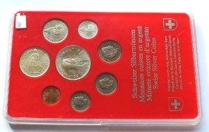 Szwajcaria Set Silver 1956-65