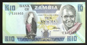 10 Kwacha - Zambia 1980 r.