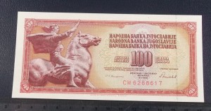 100 dinarów JUGOSŁAWIA