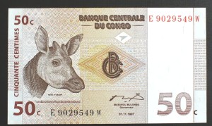 50 Centimes - Kongo
