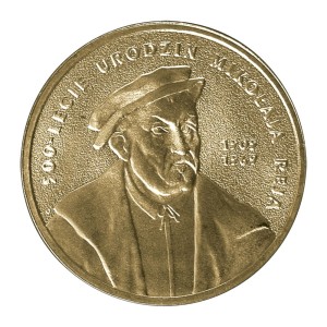 2 zł Mikołaj Rej (1505-1569) – 500. rocznica urodzin